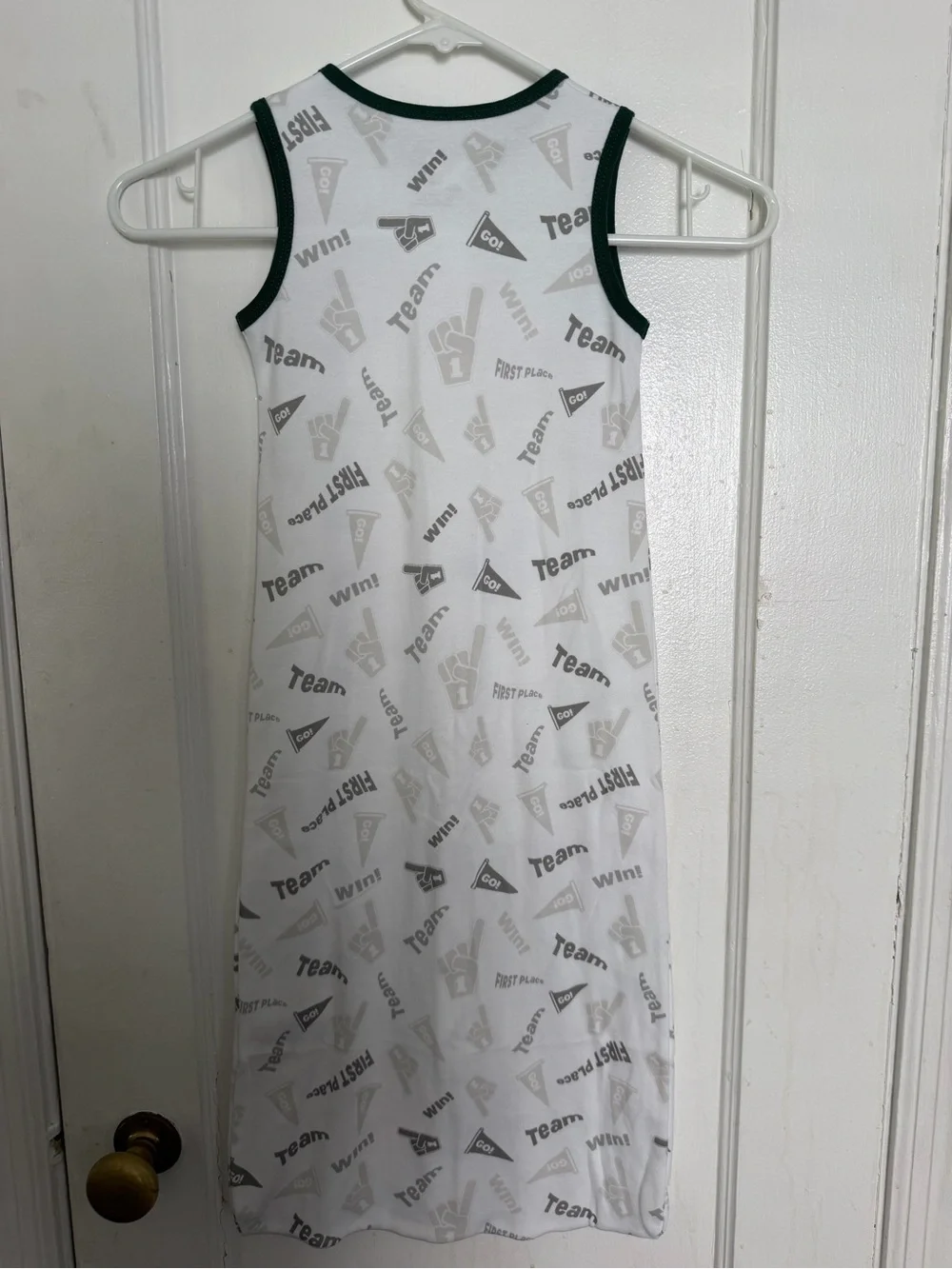 NFL Green Bay Packers Trim White Sleeveless Kids Sleep Sack NWOT
